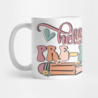 Hello Pre-K Pencil Back to School Teacher Student Gift Mug